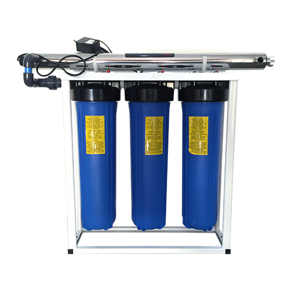3 stage big blue UV filter system